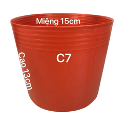 Chậu Dẻo C Đỏ