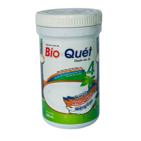 Phân Bón Lá Sinh Học Bio-Quét 4 Tác Động 500Ml- Chuyên Cây Cao Su