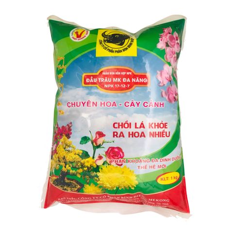 Phân Bón Hỗn Hợp Npk Đa Năng 17-12-7 Chuyên Hoa - Cây Cảnh . 1Kg