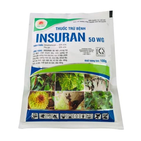 Thuốc Trị Bệnh Insuran 50Wp 100G –Thuốc Đặc Trị Nấm Bệnh Cho Cây Trồng