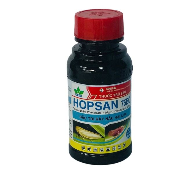 Thuốc Trừ Sâu Hopsan 75Ec 90Ml - Đặc Trị Rầy Nâu Hại Lúa