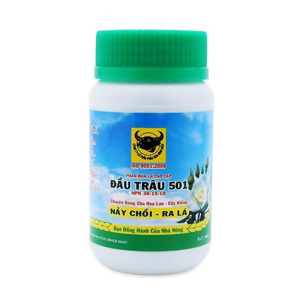 Phân Bón Lá Cao Cấp Đầu Trâu 501 - Nảy Chòi Ra Lá - 100G