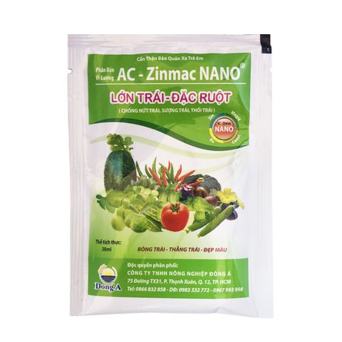 Ac-Zinmac Nano - Lớn Trái - Đặc Ruột