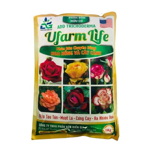 Phân Bón Hữu Cơ Add Trichoderma Ufarm Life Chuyên Dùng Cho Hoa Hồng Và Cây Cảnh - 1Kg