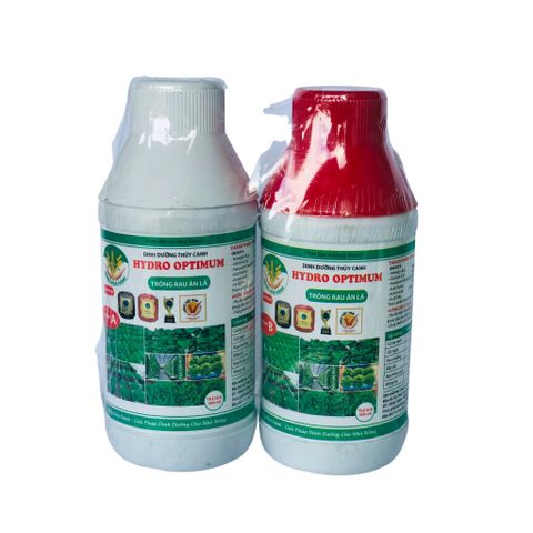 Phân Bón Thủy Canh Hydro Optimum 1 Cặp 500Ml