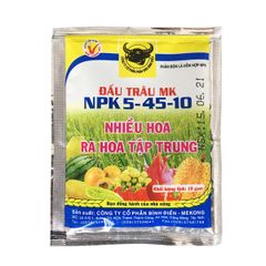 Phân Bón Lá Đầu Trâu 5-45-10 Nhiều Hoa, Ra Hoa Tập Trung 10G