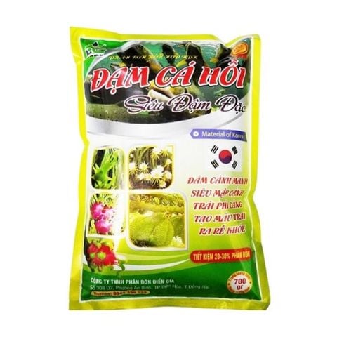 Phân Bón Hữu Cơ Đạm Cá Hồi Siêu Mập Cành, Đâm Chồi, Kích Ra Rễ - 700G