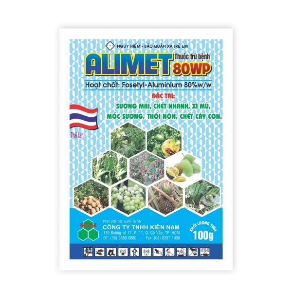 Thuốc Trừ Bệnh Alimet 80Wp - Thuốc Trừ Nấm Bệnh - 100 gram