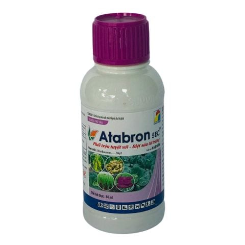 Thuốc Trừ Sâu Atabron 5Ec 80Ml - Phối Trộn Tuyệt Vời, Diệt Sâu Trừ Trứng