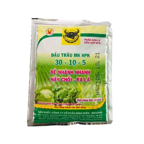 Phân Bón Lá Đầu Trâu 30-10-5 Đẻ Nhánh Nhanh, Nảy Chồi, Ra Lá