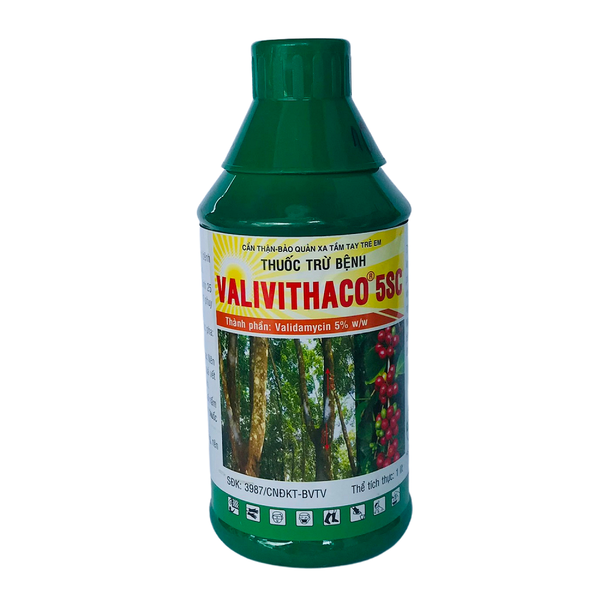 Thuốc Trừ Bệnh Valivithaco 5Sc - Thuốc Trừ Nấm Bệnh - Validamycin - Chuyên Cây Cao Su