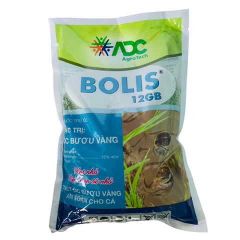 Thuốc Trừ Ốc Bolis 12Gb 1Kg - Đặc Trị Ốc Bưu Vàng