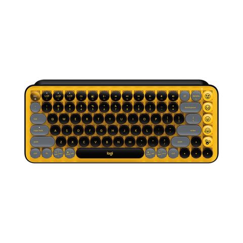  BÀN PHÍM (KEYBOARD) LOGITECH POP KEYS WIRELESS/BLUETOOTH/VÀNG-ĐEN (BLAST_YELLOW)(920-010577) 