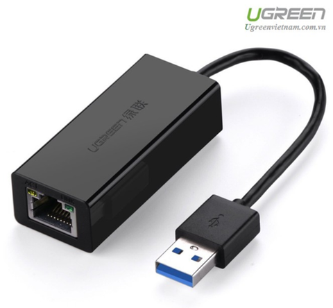  Cáp chuyển USB 3.0 to Lan hỗ trợ 10/100/1000 Mbps Ugreen 20256 cao cấp 