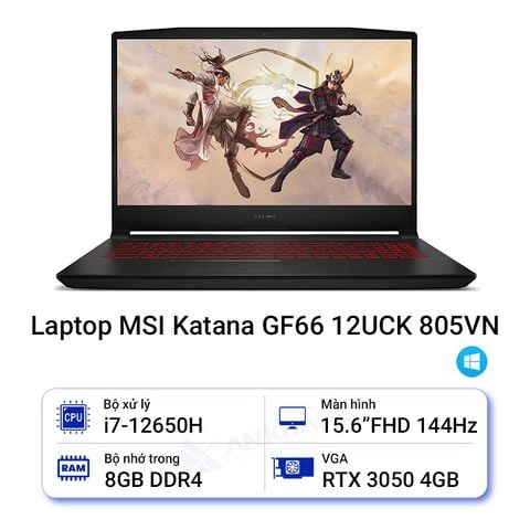  Laptop MSI Katana GF66 12UCK 805VN 
