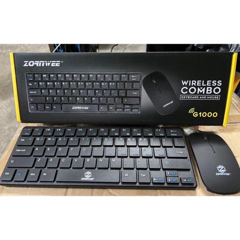  Bộ phím chuột không dây mini ZORNWEE G1000 lướt êm, gọn, nhẹ. Tặng kèm pin 