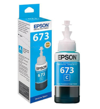  Mực In Phun Màu Chính Hãng Epson 6732 (MÀU XANH) Nguyên Hộp (C13T673100) - DÙNG CHO MÁY IN MÀU EPSON L805, L850, L1800 