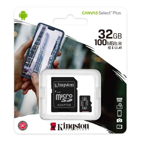 Thẻ Nhớ Kingston MicroSD Canvas Select Plus 32GB – SDCS2/32GB 