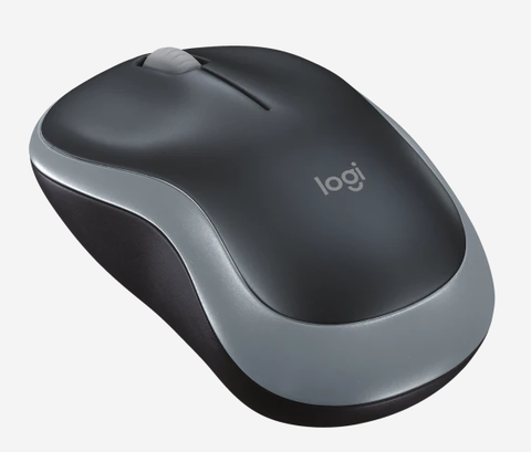  Chuột không dây Logitech M185 Xám 