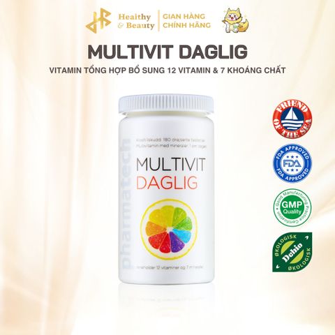 Multivit Daglig (Lọ 180 Viên)