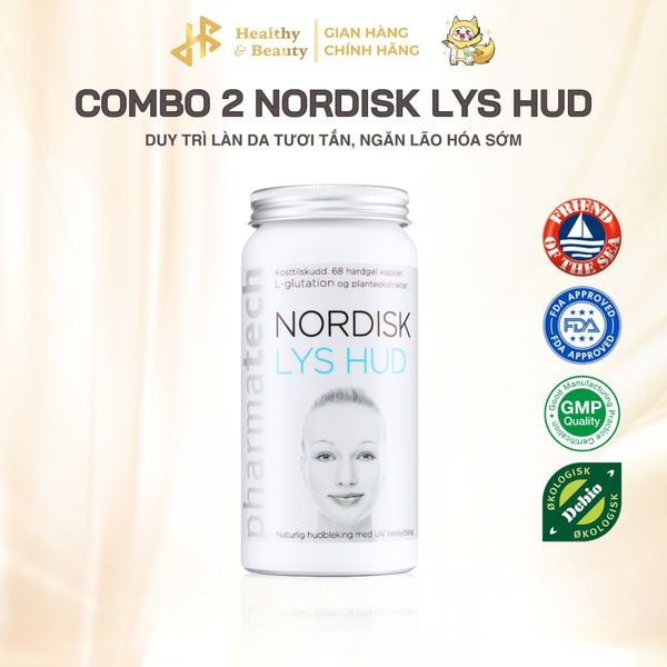 Viên Nang Làm Trắng, Ngăn Ngừa Lão Hóa Nordisk Lys Hud