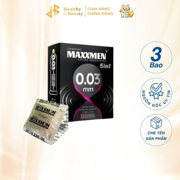 BCS Maxxmen 0.03 hộp 03 cái
