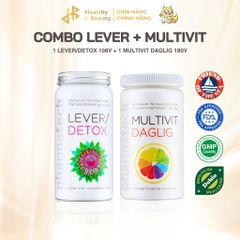 Combo 1 Lever Detox108V + Multivit Daglig 180V