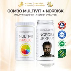 Combo 1 Multivit Daglig 180V + Nordisk Ukraft 68V