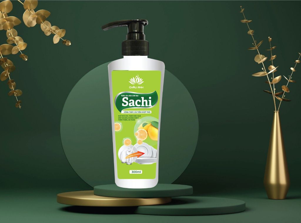  NƯỚC RỬA CHÉN SINH HỌC SACHI TINH CHẤT CHANH 300ml 