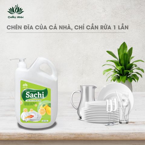  Nước rửa chén sinh học Sachi tinh chất chanh 2000gram 