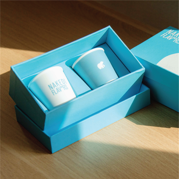 Hộp 02 ly sứ Naked Flavors