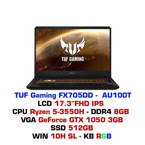  Laptop ASUS TUF Gaming FX705DD AU100T 