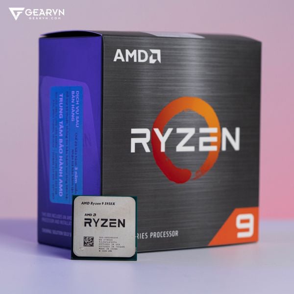  Bộ vi xử lý AMD Ryzen 9 5950X / 3.4GHz Boost 4.9GHz / 16 nhân 32 luồng / 64MB / AM4 