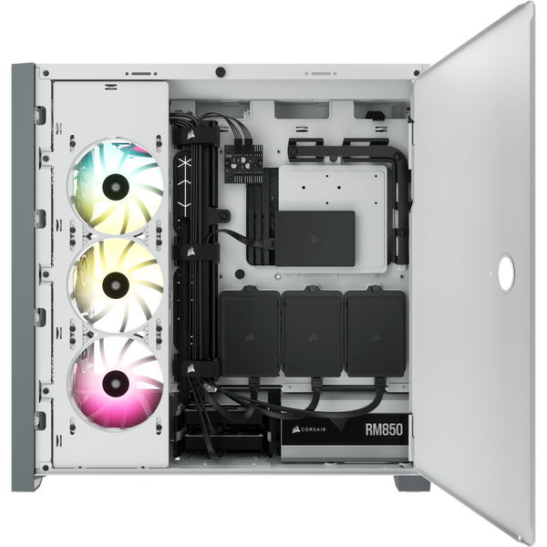  Vỏ máy tính Corsair 5000D Airflow TG White - (CC-9011211-WW) 