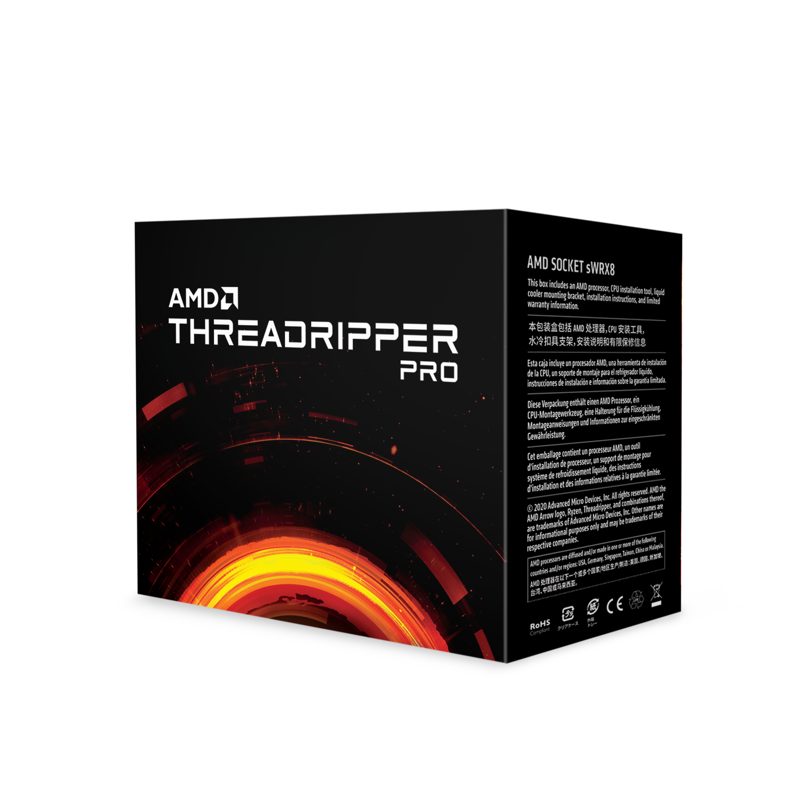 Bộ vi xử lý AMD Ryzen Threadripper Pro 3955WX / 3.9GHz Boost 4.3GHz / 16 nhân 32 luồng / 64MB / sWRX8