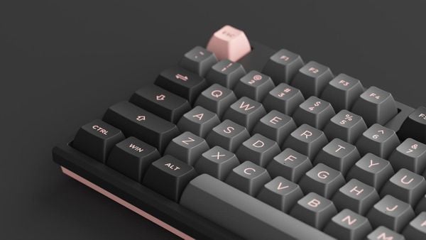  Bàn phím cơ AKKO MonsGeek MG108 Black&Pink Akko Switch V3 Cream Yellow 