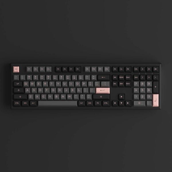  Bàn phím cơ AKKO MonsGeek MG108 Black&Pink Akko Switch V3 Cream Yellow 