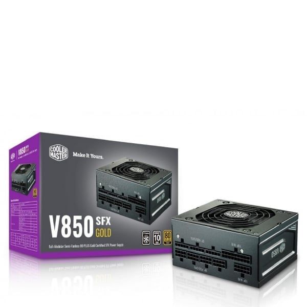 Nguồn Máy Tính Cooler Master V850 Sfx - 80 Plus Gold - Full Modular (850W)