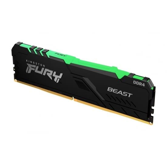  RAM Kingston Fury Beast 8GB 3200 DDR4 RGB (KF432C16BBA/8) 