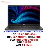  Laptop Dell Latitude 3520 P108F001 70280540 
