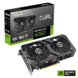  Card màn hình ASUS Dual GeForce RTX 4060 EVO OC Edition 8GB GDDR6 (DUAL-RTX4060-O8G-EVO) 