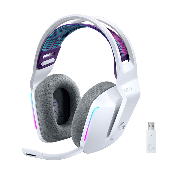  Tai nghe Logitech G733 LIGHTSPEED Wireless White 