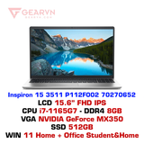  Laptop Dell Inspiron 15 3511 P112F002 70270652 
