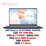  Laptop MSI Modern 14 B11MOU 1030VN 