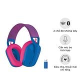  Tai nghe Logitech G435 Lightspeed Wireless - Blue Raspberry 