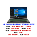  Laptop Gaming HP Pavilion 15-DK0231TX (8DS89PA) 