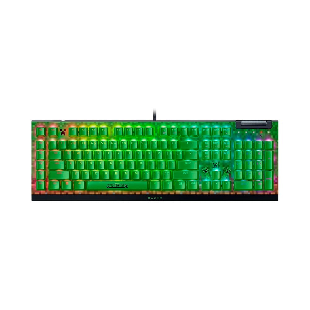 Bàn phím Razer BlackWidow V4 X Green Switch - Minecraft Edition