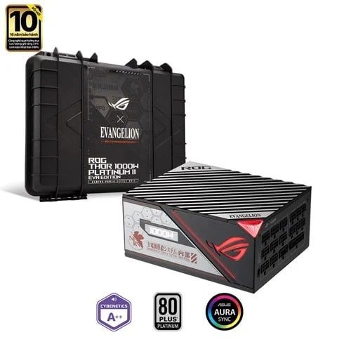  Nguồn máy tính ASUS ROG Thor 1000W - 80 Plus Platinum II EVA Edition (1000W) 