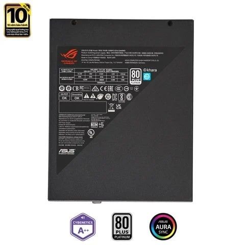  Nguồn máy tính ASUS ROG Thor 1000W - 80 Plus Platinum II EVA Edition (1000W) 