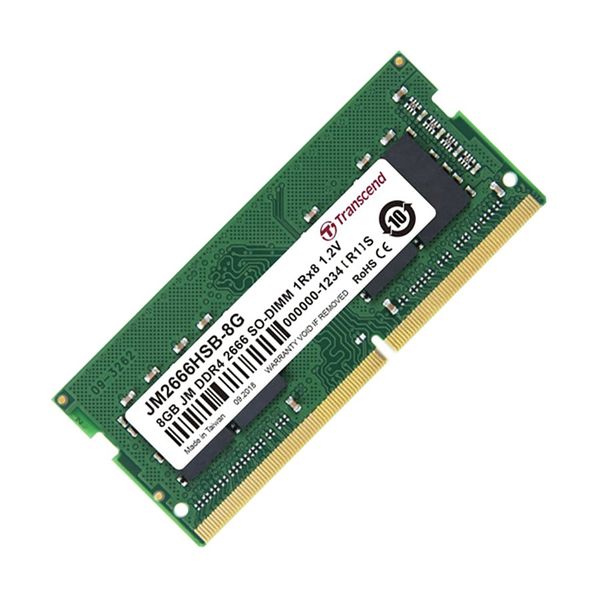  (8GB DDR4 1x8G 3200) RAM Laptop Transcend  8GB 3200 SODIMM 